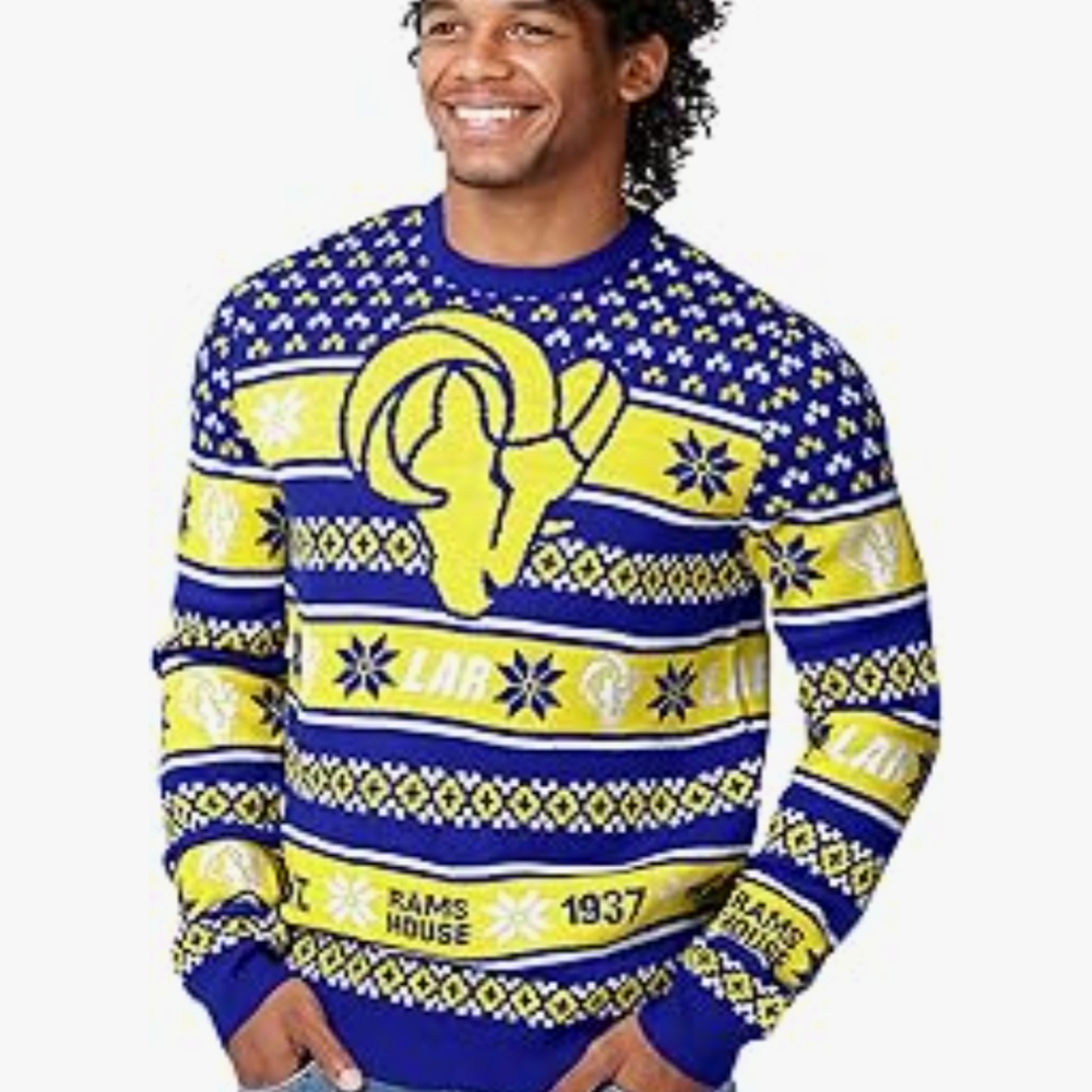 NFL Los Angeles LA Rams Men's Crewneck Sweater In XL NWT
